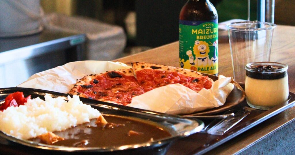 5号棟カフェの料理の写真