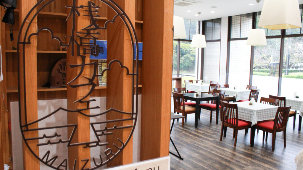 桟橋カフェの様子